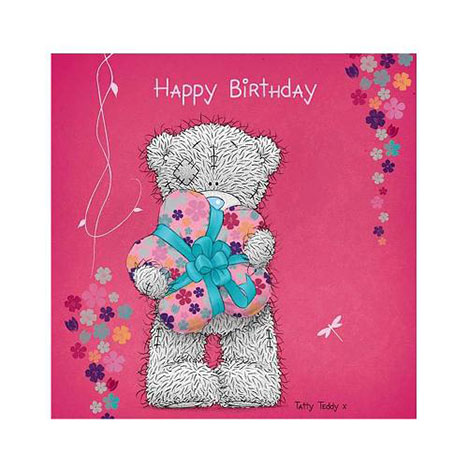 Happy Birthday Present Me to You Bear Gift Tag £0.40